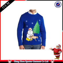 16FZCS20 high quality christmas pullovers knitted christmas sweater party